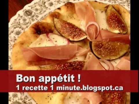 Pizza au Prosciutto, Figues et Fromage de Chèvre