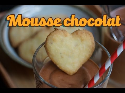 Mousse chocolat orange et sablés gingembre : Dessert St Valentin