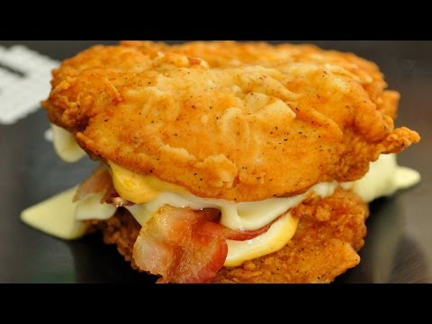 Double Down KFC, la recette | FastGoodCuisine