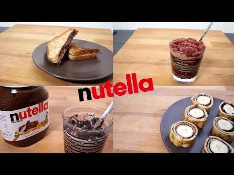 5 Recettes Nutella, rapide et facile